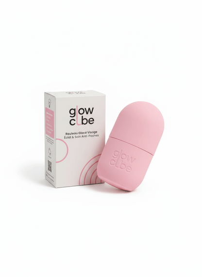 ❄️ GlowCube™ -  Rouleau de Glace Visage | Soin Anti - Poches & Éclat