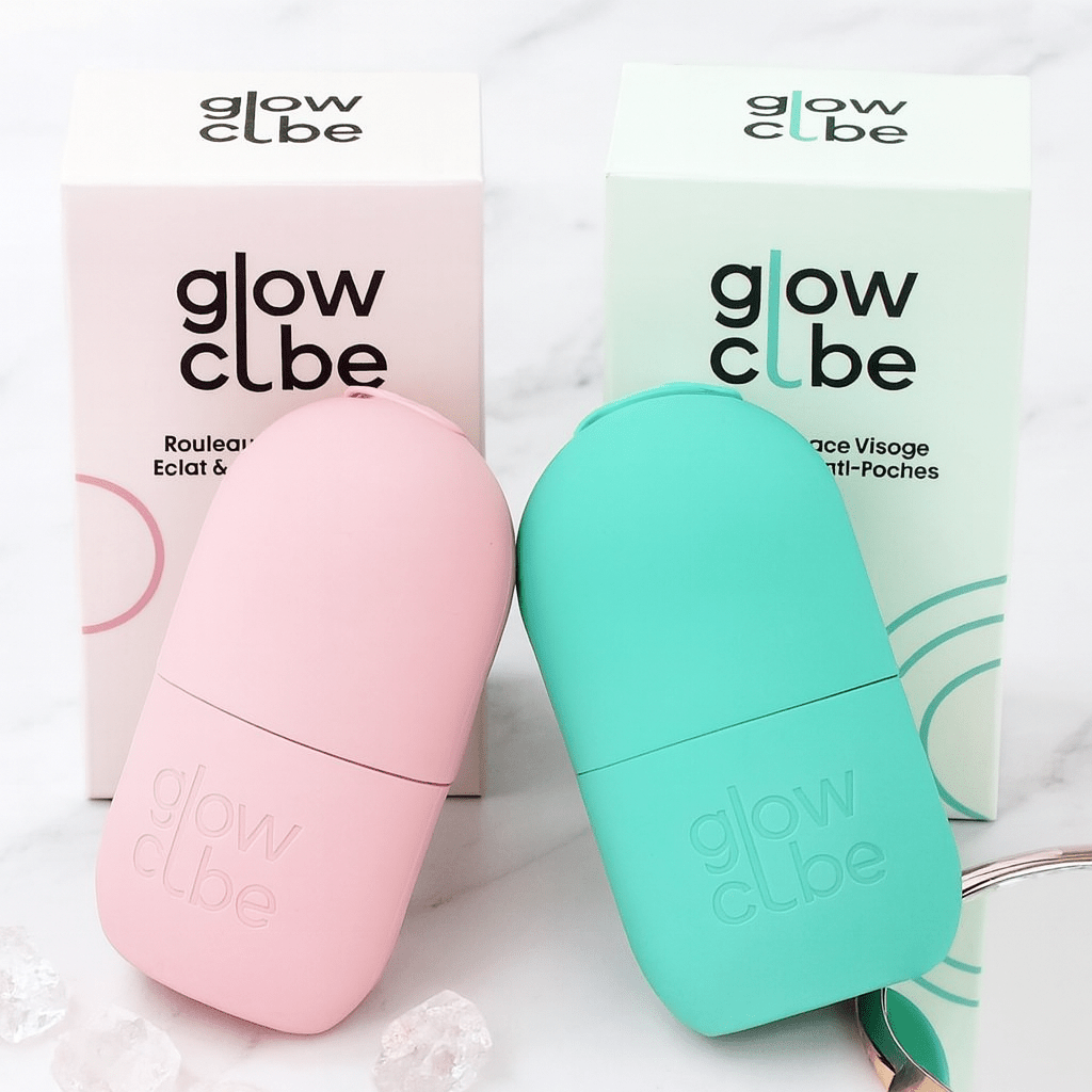 ❄️ GlowCube™ -  Rouleau de Glace Visage | Soin Anti - Poches & Éclat